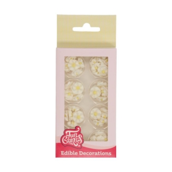 Zucker Dekoration - Mini Blumen - Weiss